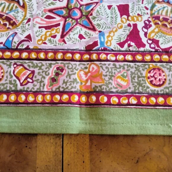 Couleur Nature Noel Table Runner and 6 Matching Napkins, NWT - Picture 4 of 12